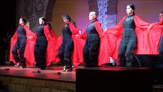 Испанский ТАНЕЦ с цветами, FLAMENCO DANCE, DANZA española con flores, 2022