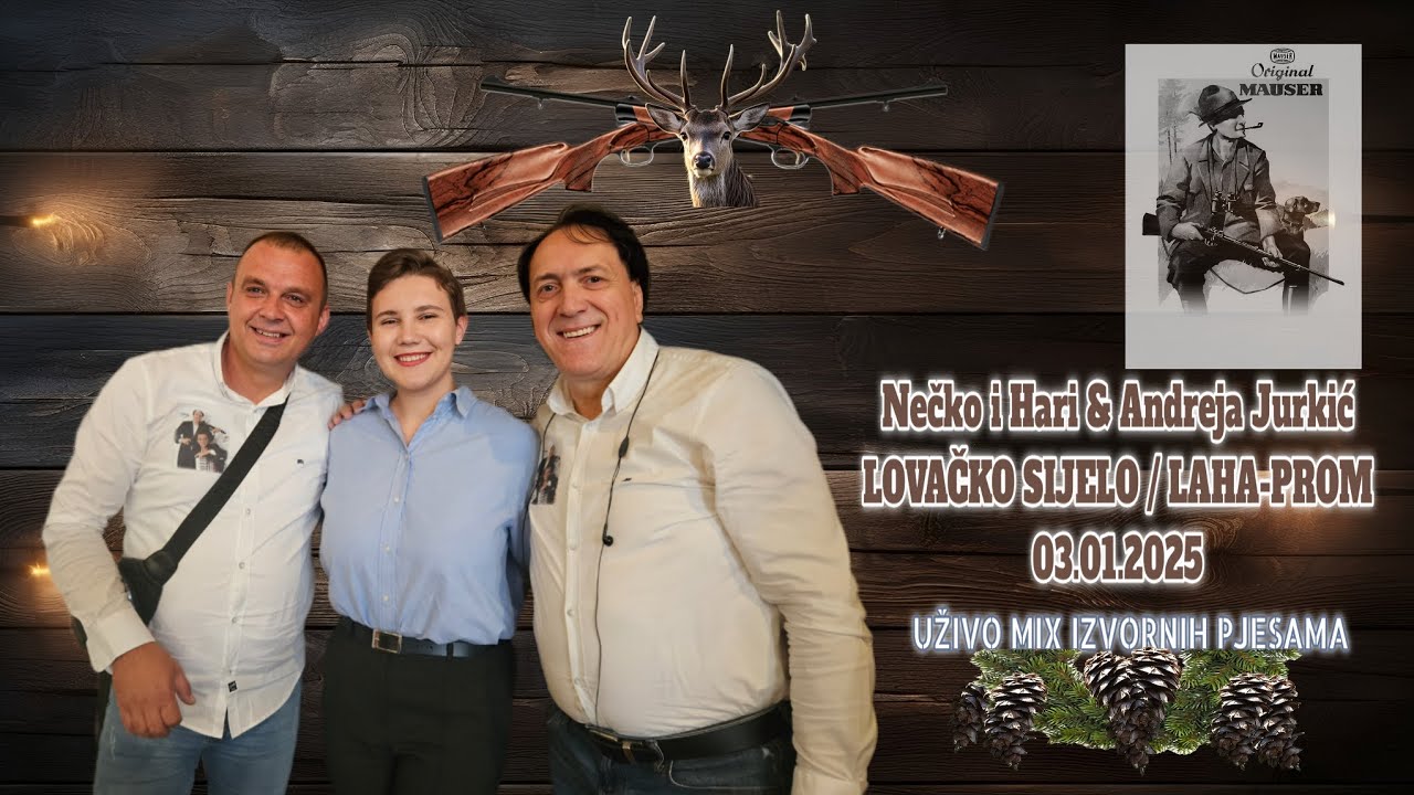 Nečko i Hari & Andreja Jurkić | LOVAČKO SIJELO / LAHA-PROM MEĐAŠ 03.01.2025 (MIX IZVORNIH PJESAMA)