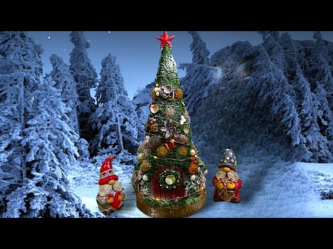 НОВОГОДНЯЯ ЁЛОЧКА своими руками БЫСТРО и ПРОСТО. Как сделать ЁЛКУ. CHRISTMAS tree. DIY.