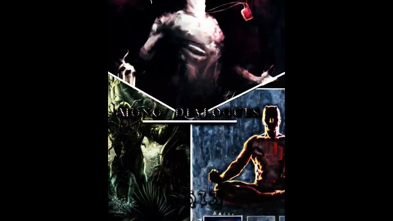 Swamp Thing VS Sandman VS Daredevil | story writing comparison | kinda lazy edit ib @toji7