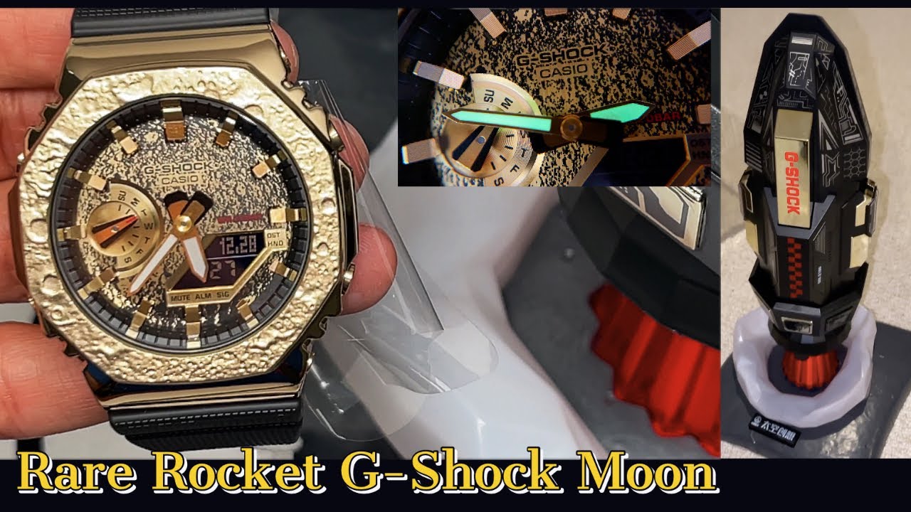 MOON GOLD METAL CASIOAK! G-SHOCK GM-2100MG-1A UNBOXING & REVIEW