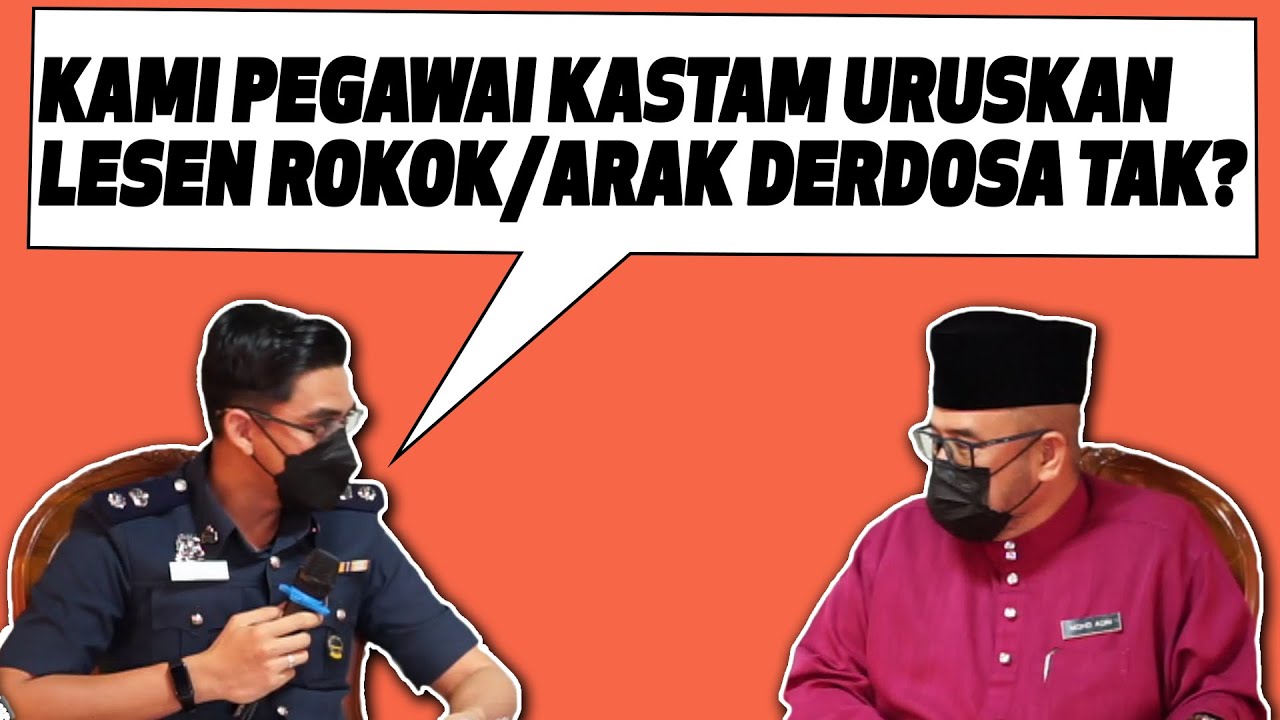 Dr MAZA - Kami Pegawai kastam Uruskan Lesen Rokok/Arak Berdosa Tak?