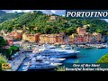 Portofino 🇮🇹 Italy - Jewel of the Italian Riviera Walking Tour 4K UHD