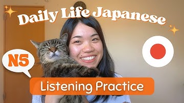 [Daily Conversation] Easy Japanese Listening With Native Speaker