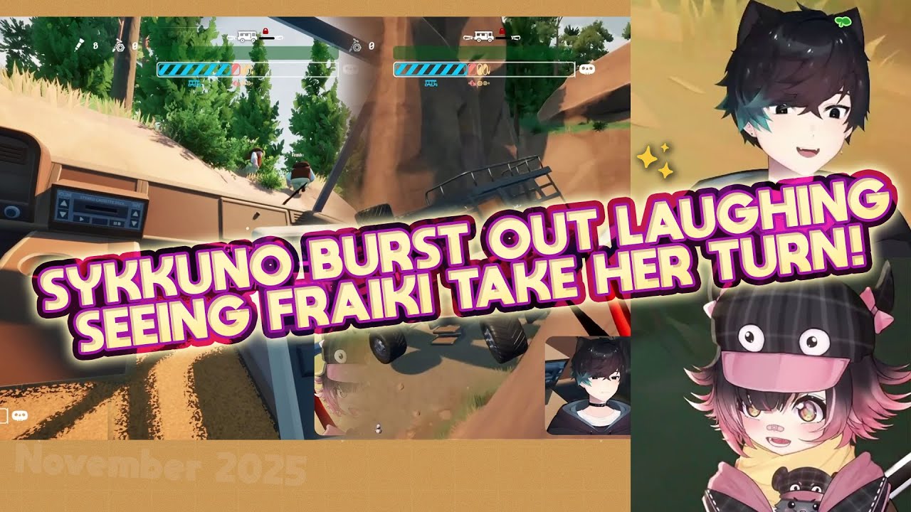 Sykkuno BURSTS OUT LAUGHING seeing Fraiki take her turn to DYING right after REVIVING Fufu!