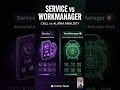 Difference between Service and Work Manager in Android #kotlin #androiddeveloper #androidstudio