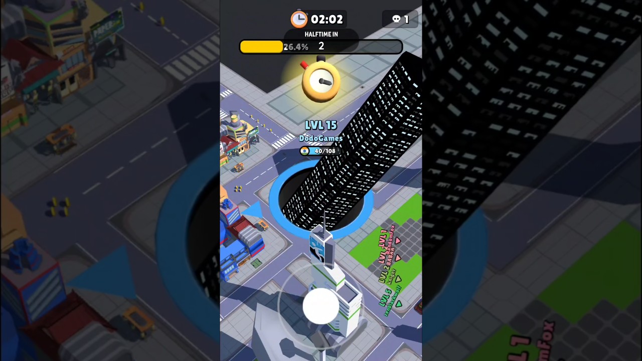 Hole io gameplay | io games 