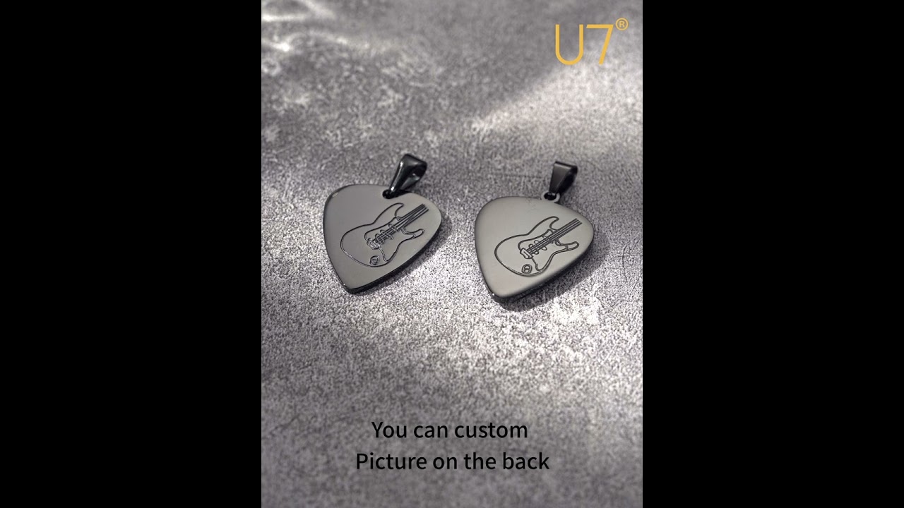 Rockstar energy, everyday ease! | Guitar Pick Necklace