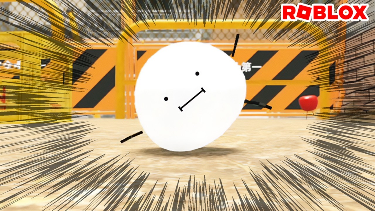 I tried rolling away in the secret hide-and-seek game! #roblox