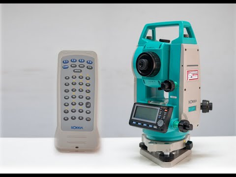 - การใช้งาน รีโมทคอนโทรลของกล้อง Total Station SOKKIA