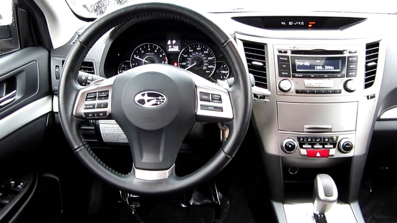 2012 Subaru Outback, red - Stock# 606550 - Interior - YouTube