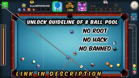 Unlock 8 Ball Pool Guideline without hack and root-Just one method to unlock GuideLine permanently