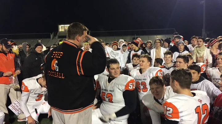 Cathedral Prep coach Mike Mischler's postgame speech