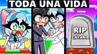 ¡PASAMOS TODA UNA VIDA EN MINECRAFT! 😱💀 DE BEBÉ A ANCIANA 😨 SRTACATANA MINECRAFT ROLEPLAY