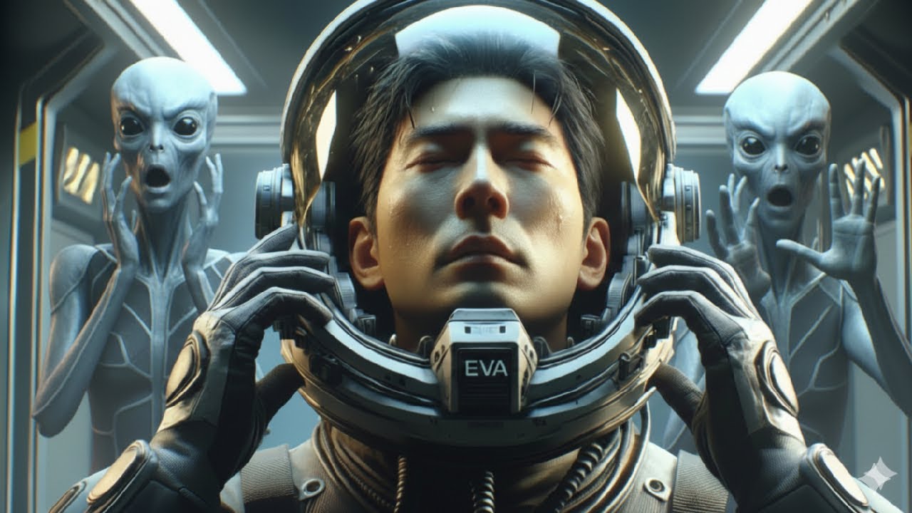 Шлем слетел — все инопланетные датчики отказали | Научно-фантастические рассказы HFY