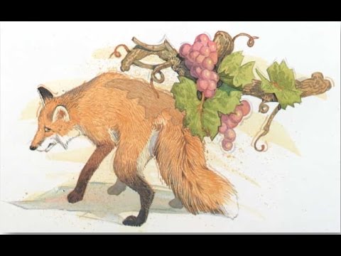 [Aesop's Fable #001] The Fox & The Grapes (Subtitled)