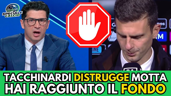 Tacchinardi distrugge Motta: E' una vergona hai raggiunto il limite! JUVENTUS EMPOLI COPPA ITALIA
