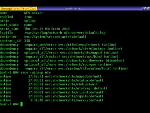 Solaris - Sharing and mounting with NFS