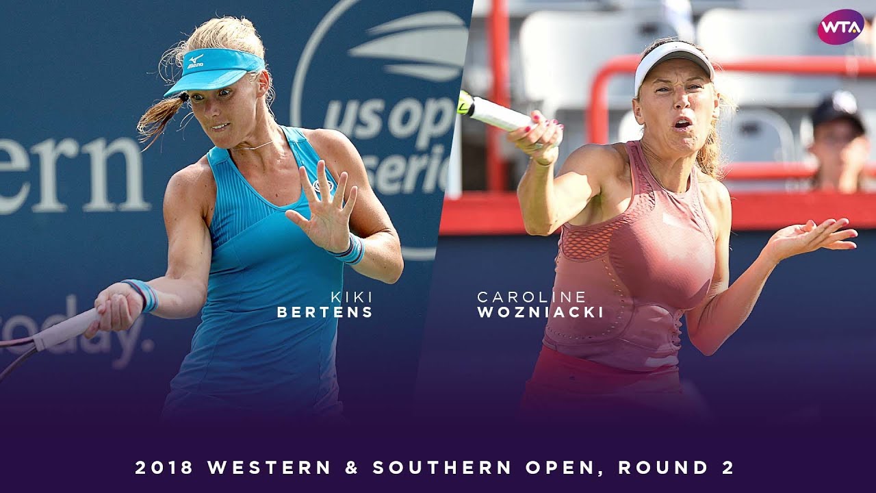 Hr Ekstrem Nominering Kiki Bertens vs. Caroline Wozniacki | 2018 Western & Southern Open Round  Two | WTA Highlights - YouTube