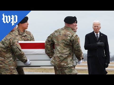 Biden honors three U.S. soldiers killed in Jordan