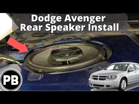 2007 - 2014 Dodge Avenger Rear Deck Speaker Install