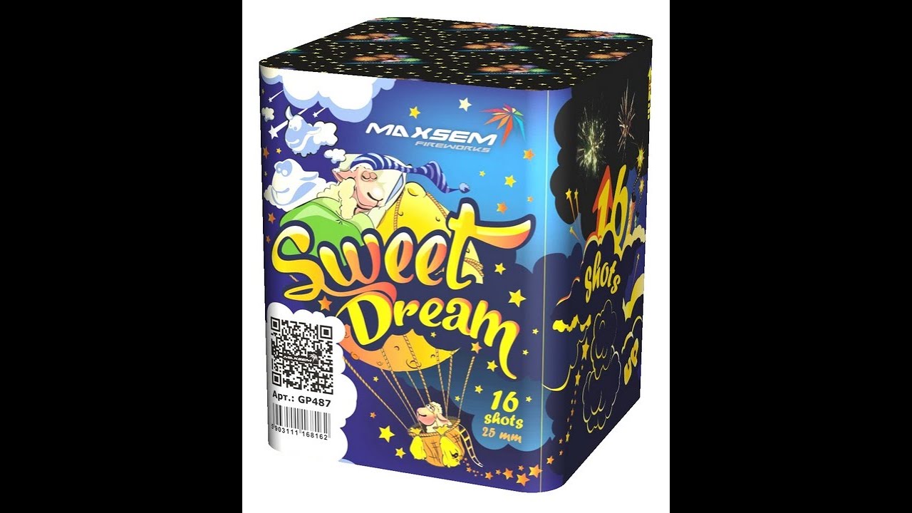 SWEET DREAM батарея салютов 16 залпов
