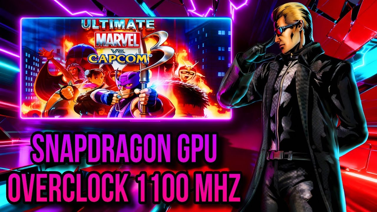 Marvel vs Capcom 3 PC Snapdragon 865 12GB RAM Overclock GPU 1100 Mhz + FRAME GEN Gamehub 5.3.5