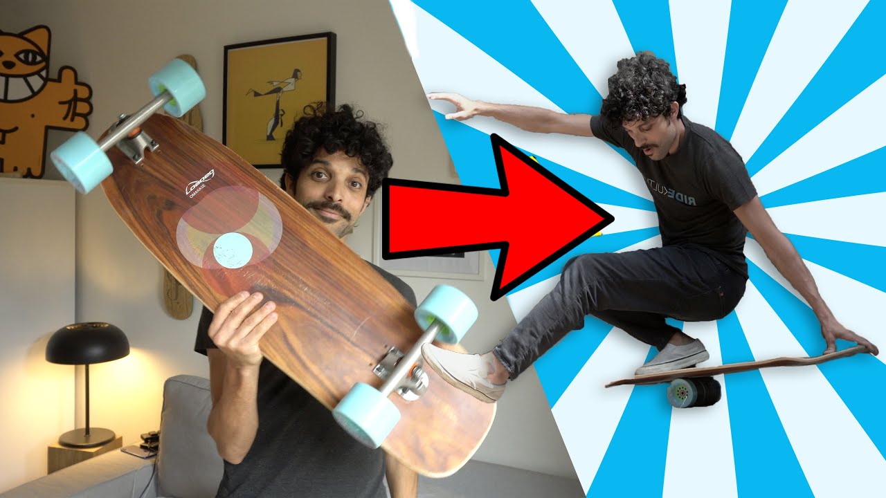 Turn your longboard into a BALANCE BOARD ! YouTube