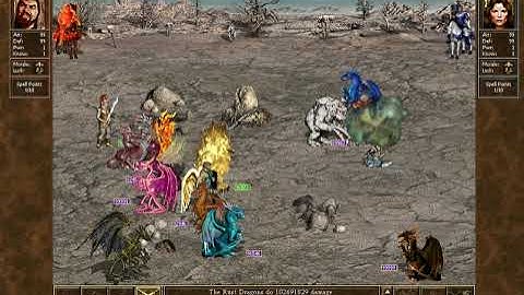 Heroes III WoG - Mixed Tier 8 Creatures Epic Fight (9999999 of each unit)