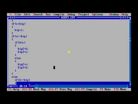 //program to input three numbers and print them in descending order using if-else statement