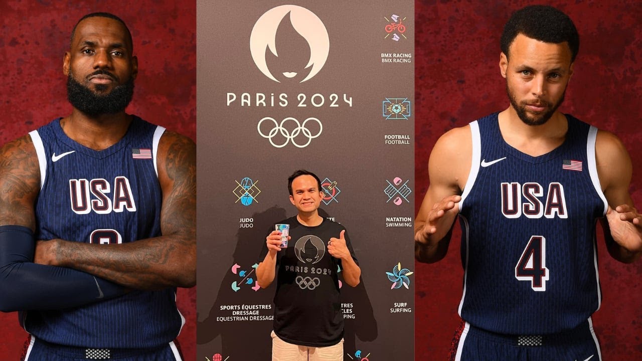 Paris Olympics Men's Basketball Gold Game Team USA vs Team France 2024 ...