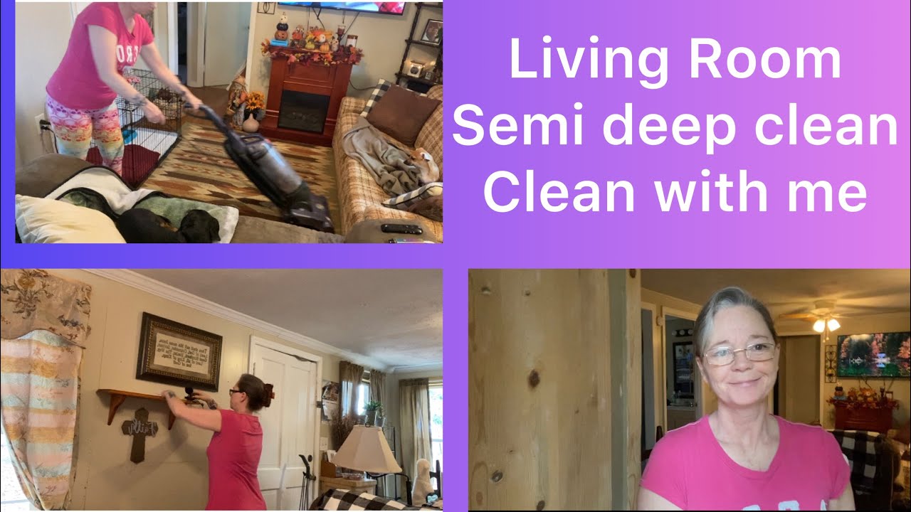 Small Living Room - Semi Deep Clean - clean with me - YouTube