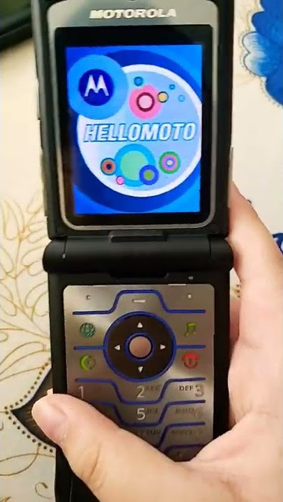 ESI JMJG SOM&IMAGEM SITE OFICIAL: Conheça o Antigo e original Motorola V3  Razr de 2004 Vídeo Demonstrativo de exemplar funcionando no Brasil