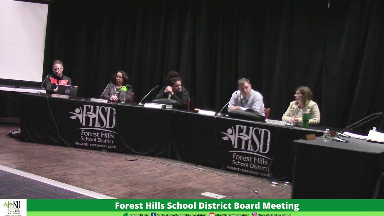 2/20/25 Forest Hills School District School Board Meeting