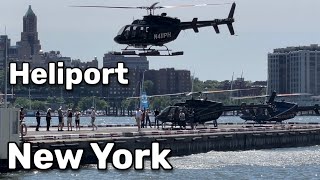 HD[4K] Downtown Manhattan Heliport