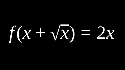 Another functional equation, since they're cool