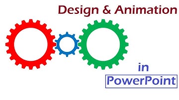 Design and Animation of Gear in PowerPoint Software