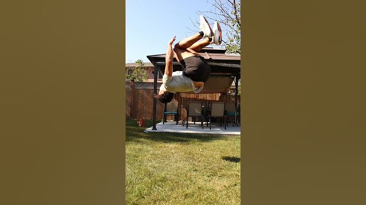 How to do a Backflip