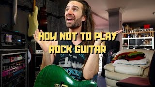 How NOT to Play Rock Guitar - Dominant Pentatonics