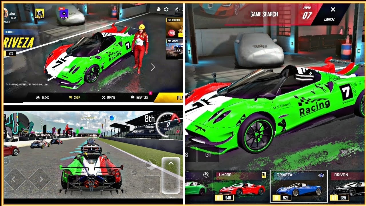 Drive zone online Pagani/Driveza Track Race's Gameplay pagani 