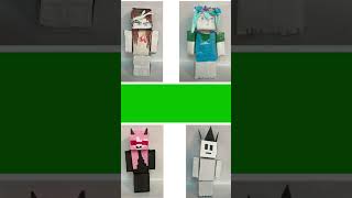 Minecraft Cardboard Character Builds