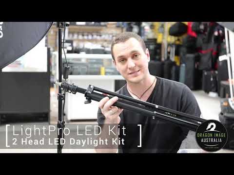 Perfect Entry Level and portable LED Lighting Kit for interviews