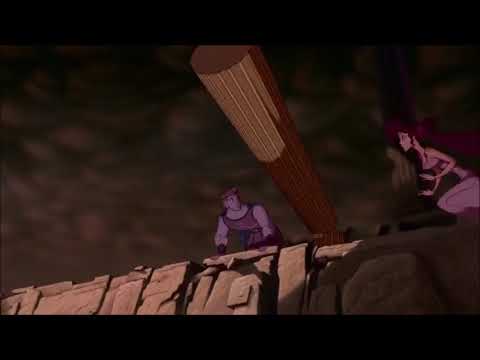 Megara Pushes Hercules Out Of His Way, But She Gets Hurt!