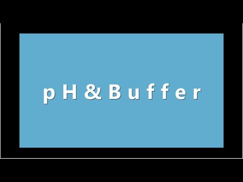 วิดีโอปฏิบัติการ pH และ buffer