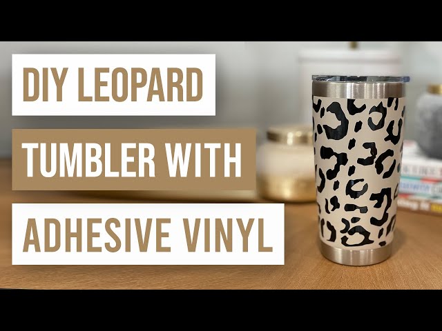 Leopard Skin Premium Vinyl Wrap for Stanley 40 Oz Tumbler 