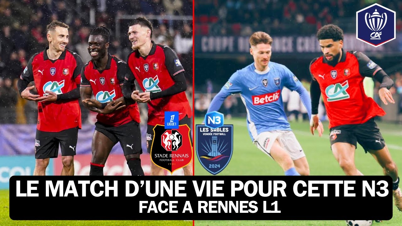 VLOG RENNES VS LES SABLES VENDÉE / 32 eme de finale de coupe de France ...