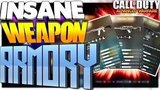 iNSANE Royalty & Elite Weapon ARMORY - COD Advanced Warfare - So Many ELiTE Gun Variants - COD AW