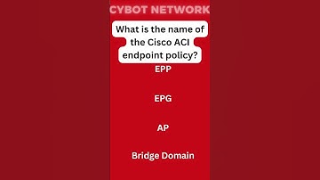 Cisco ACI Quiz: Test Your Knowledge of Application Centric Infrastructure #shorts,#CiscoACI,#ACI