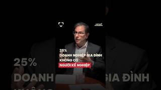 25% doanh nghiệp gia đình không có người kế nghiệp