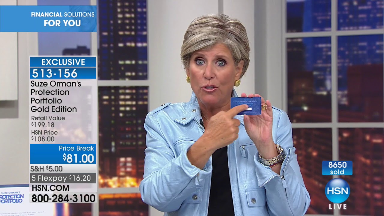 hsn suze orman financial